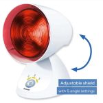 Infrared lamp with timer & automatic switch-off for colds & tension - Image 2