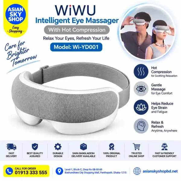 WiWU Wi-YD001 Intelligent Eye Massager Price in Bangladesh