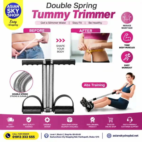 Double Spring Tummy Trimmer Waist Price in Bangladesh