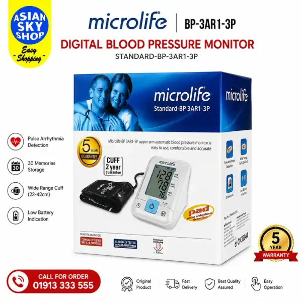 Microlife BP-3AR1-3P Digital Blood Pressure Monitor