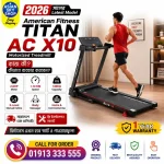 American Fitness TITAN AC X10 Multifunctional Motorized Treadmill