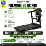 American Fitness Premium 20 DC Pro Treadmill multifunctional motorized treadmill
