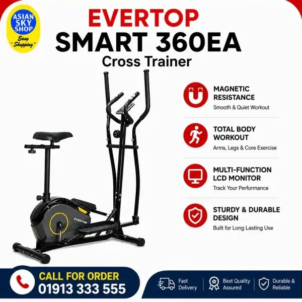 Evertop Smart 360EA Cross Trainer magnetic elliptical exercise machine