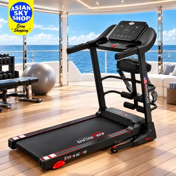 American Fitness TITAN AC X10 Multifunctional Motorized Treadmill