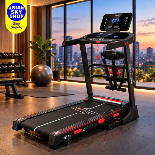 American Fitness Titan X50 Pro AC Multifunctional Motorized Treadmill