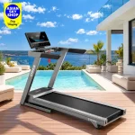 OMA 5105EB Foldable Motorized Treadmill with 2.25 HP Peak DC Motor