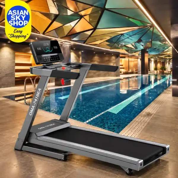 OMA-7418EA 5.0HP Peak Foldable Motorized Treadmill