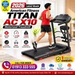 American Fitness TITAN AC X10 Multifunctional Motorized Treadmill