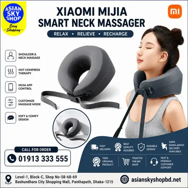 Xiaomi Mijia Smart Neck Massager MJNKAM01SKS with Hot Compress