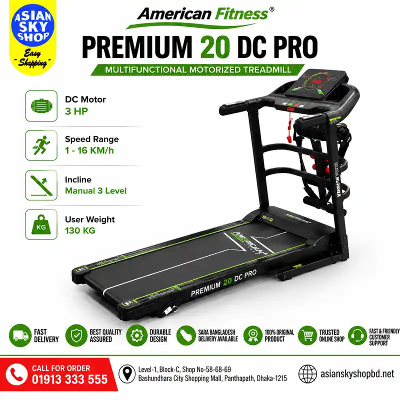 asian_sky_shop_premium_20_dc_pro American Fitness Premium 20 DC Pro Treadmill Price in Bangladesh