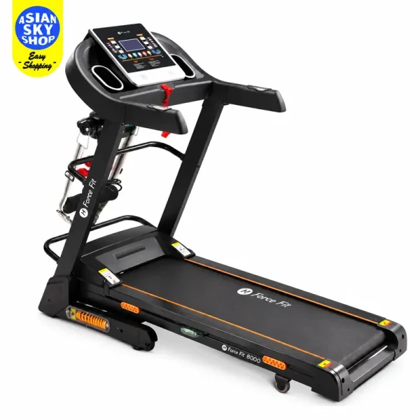 Force Fit 8000 Foldable Motorized Treadmill with Auto Incline