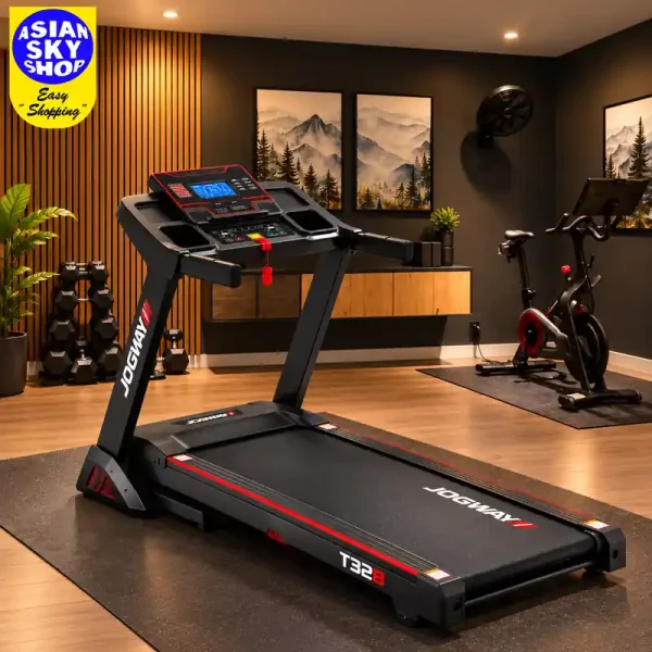 JOGWAY T32B DC Motor 4.0HP Peak Foldable Motorized Treadmill