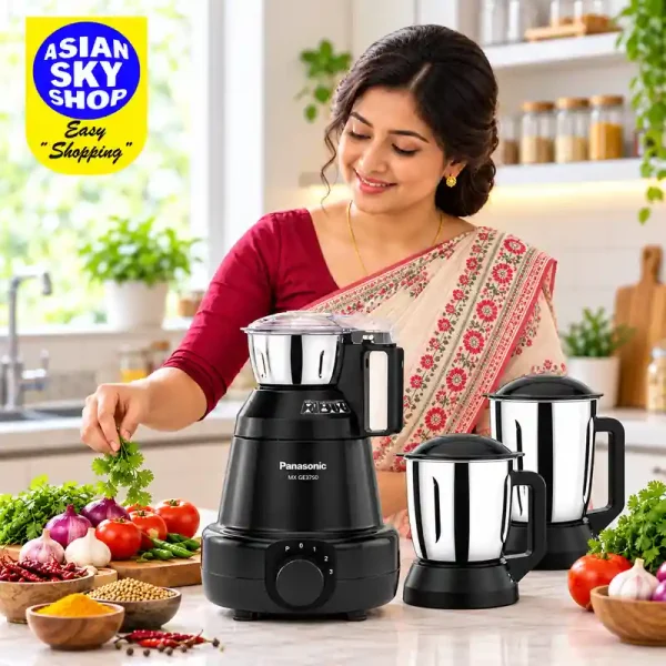 Panasonic MX-GE3750 1200W Mixer Grinder with 3 Jars