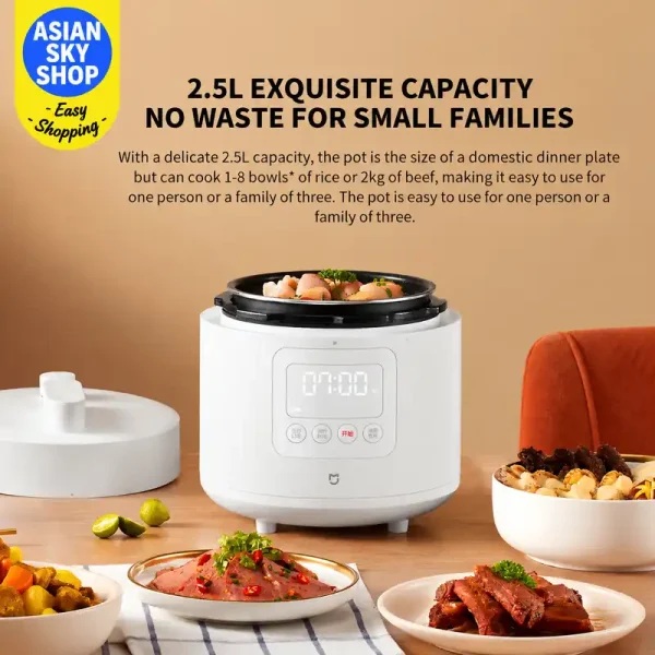 Xiaomi Mijia Smart Electric Pressure Cooker 2.5L MYLGX01ACM Price in Bangladesh